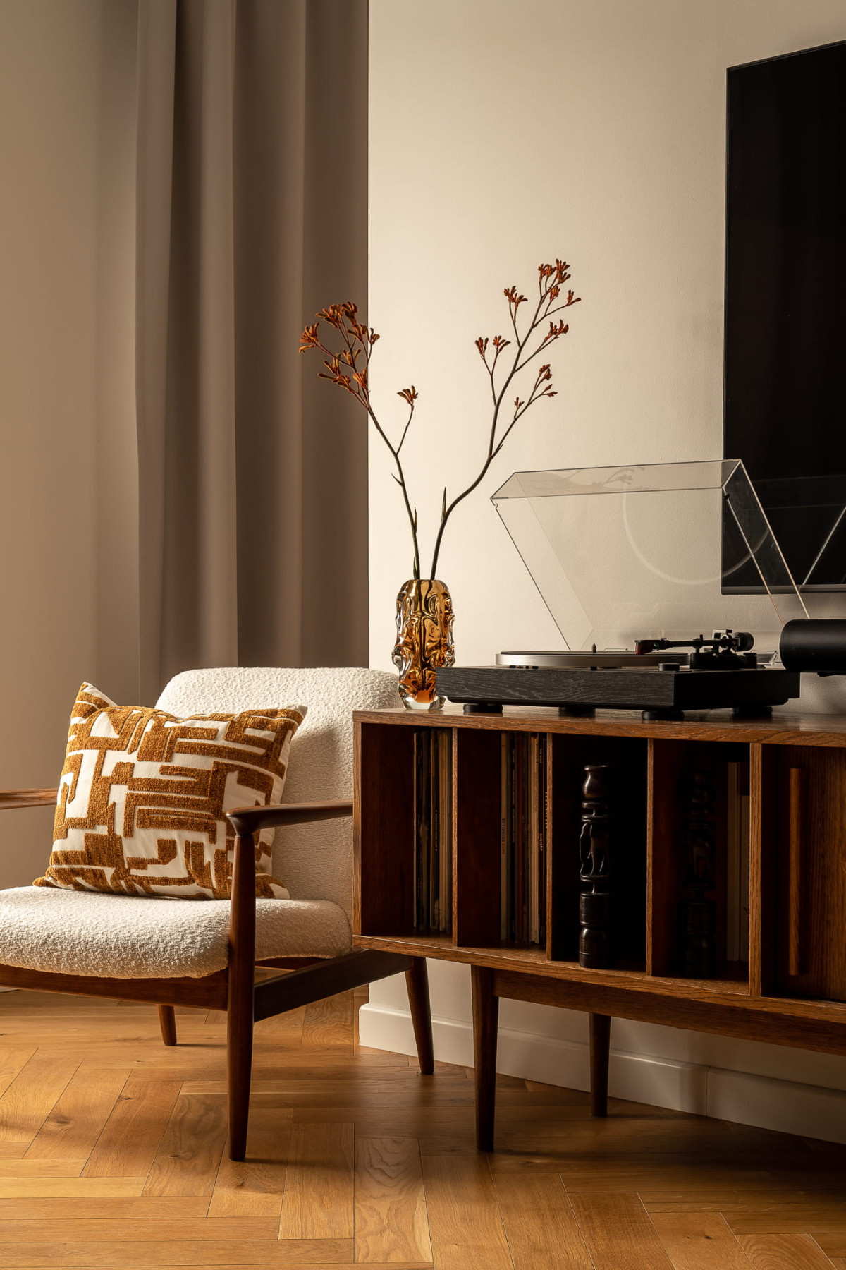 45 metrów mieszkanie w Wilanowie wlasnosc projektantki wnętrz 