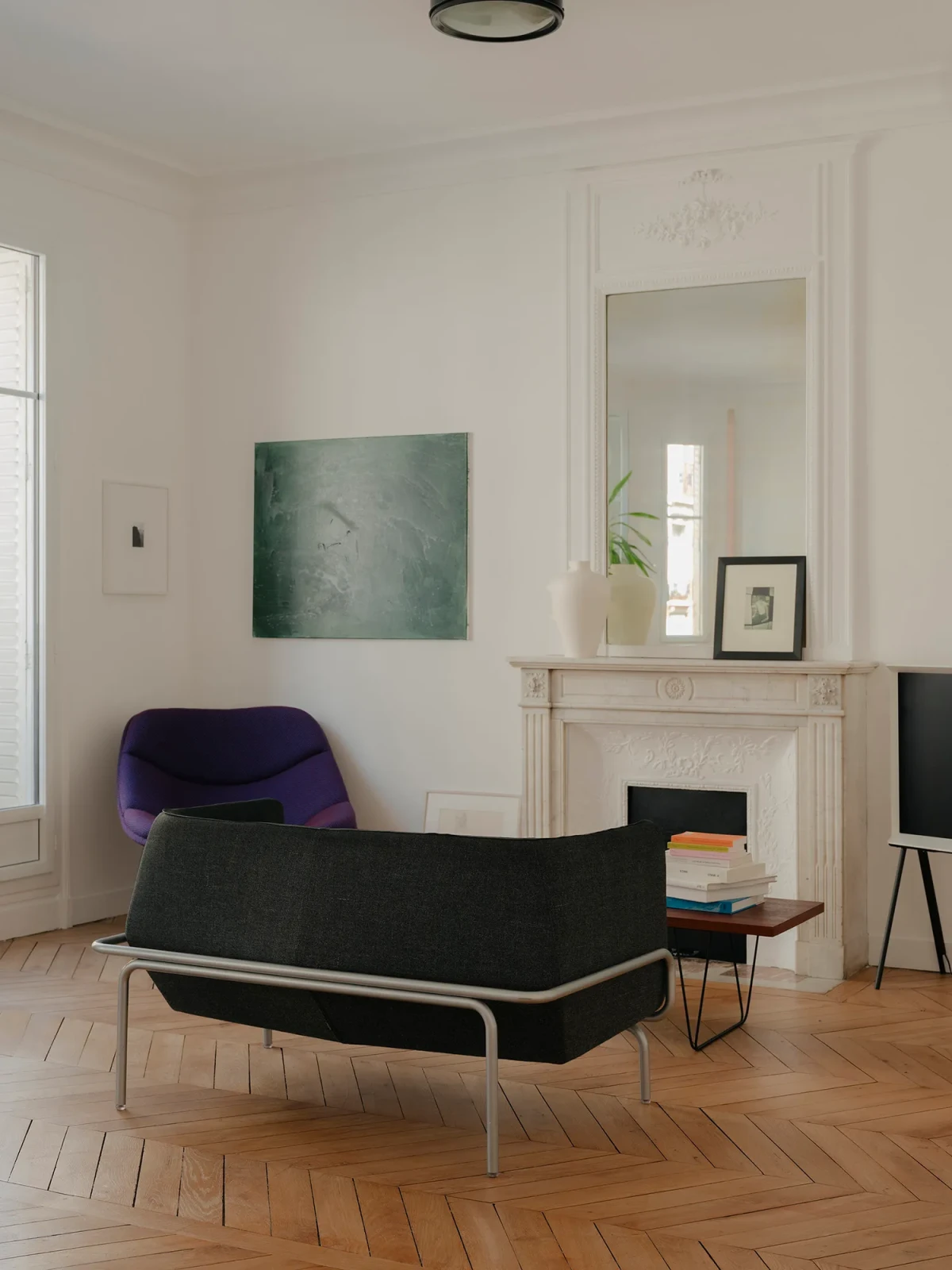 Mieszkanie w Paryżu salon