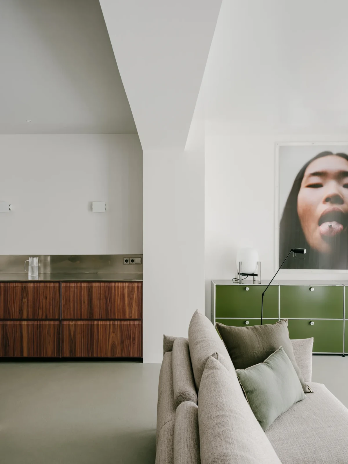 Apartament w kolorze szałwii