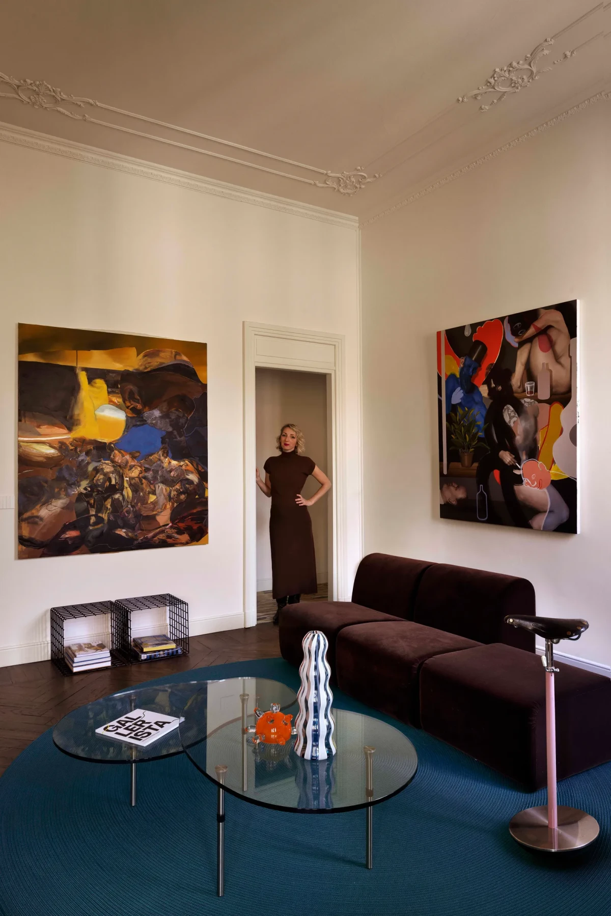 Elisabetta Chiono, właścicielka galerii z Turynu i założycielka CRAG – Chiono Reisova Art Gallery. ©Barbara Corsico.