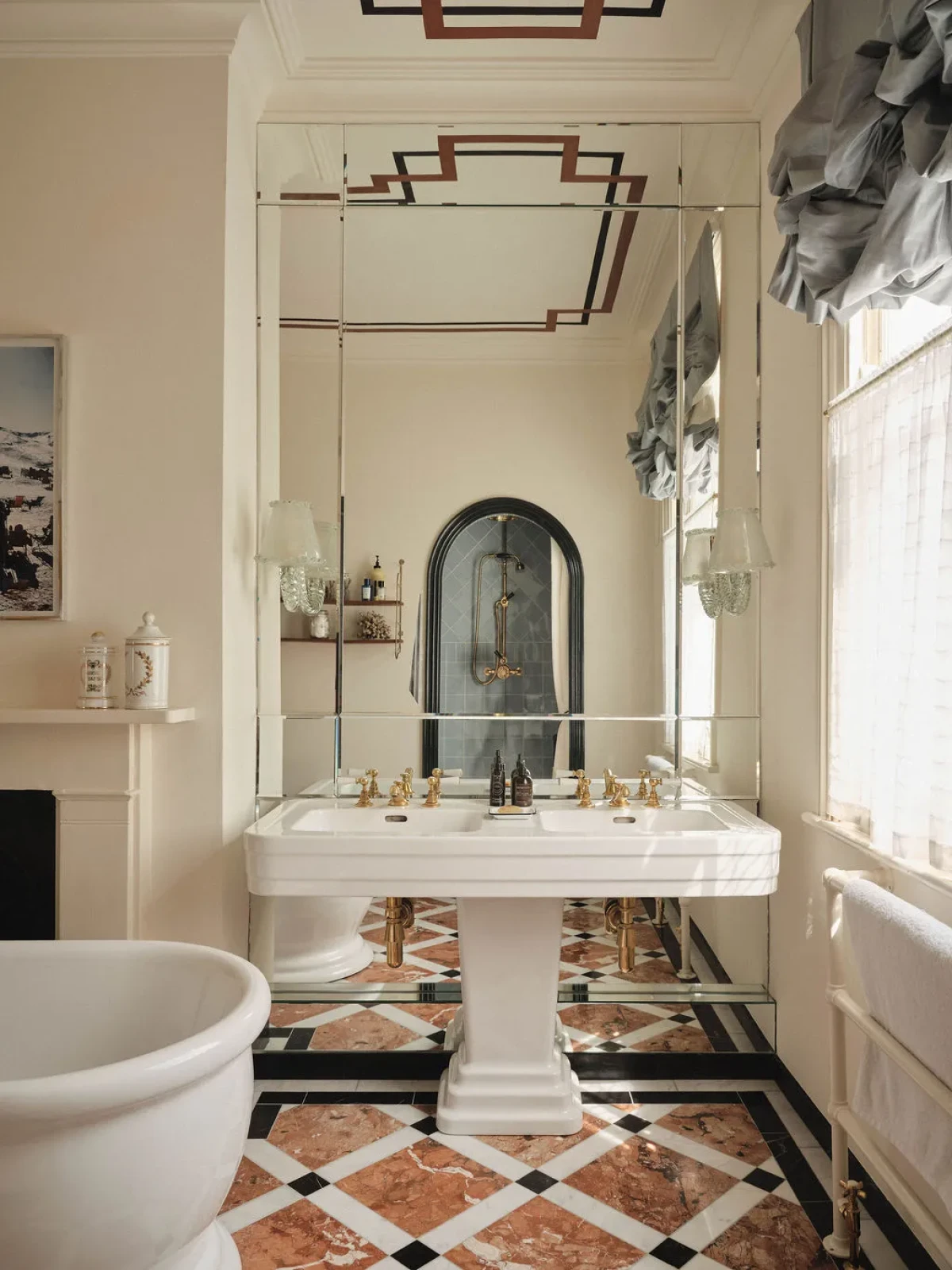 Łazienka w wiktoriańskiej willi w Londynie