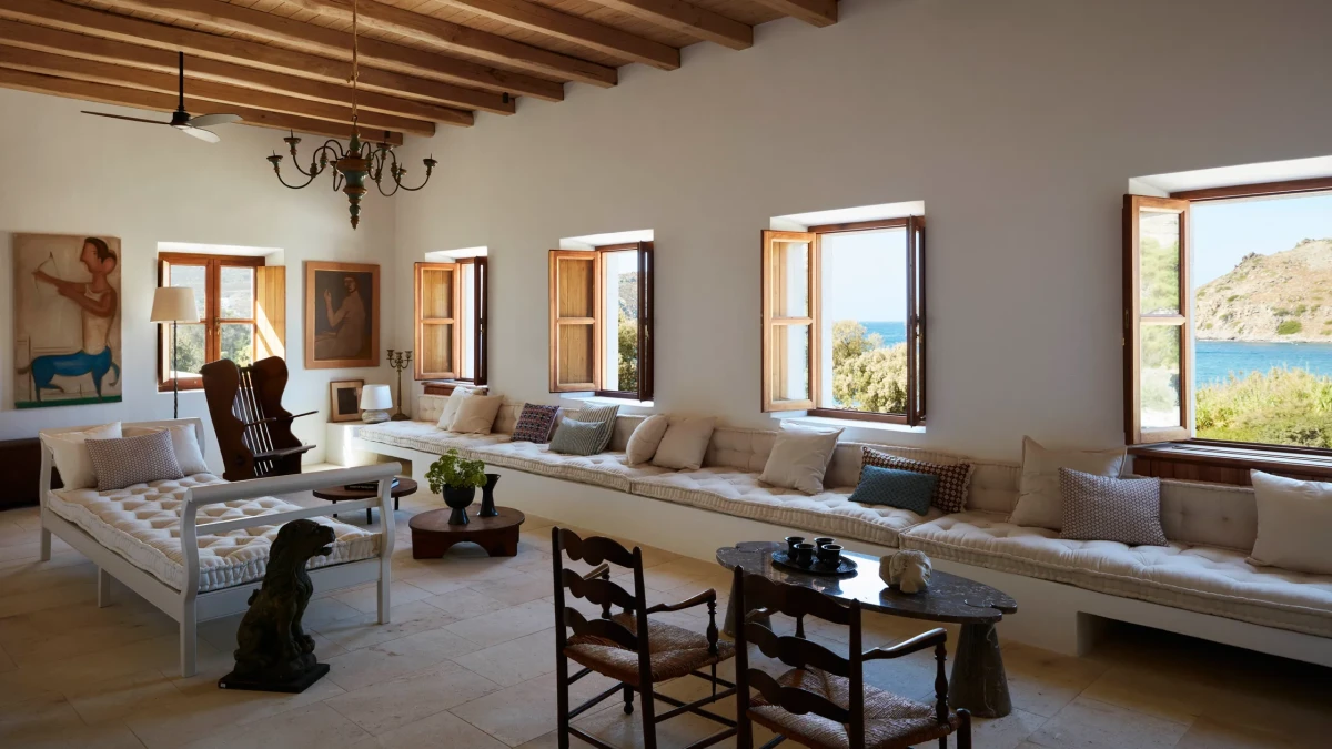 Salon w willi na Patmos