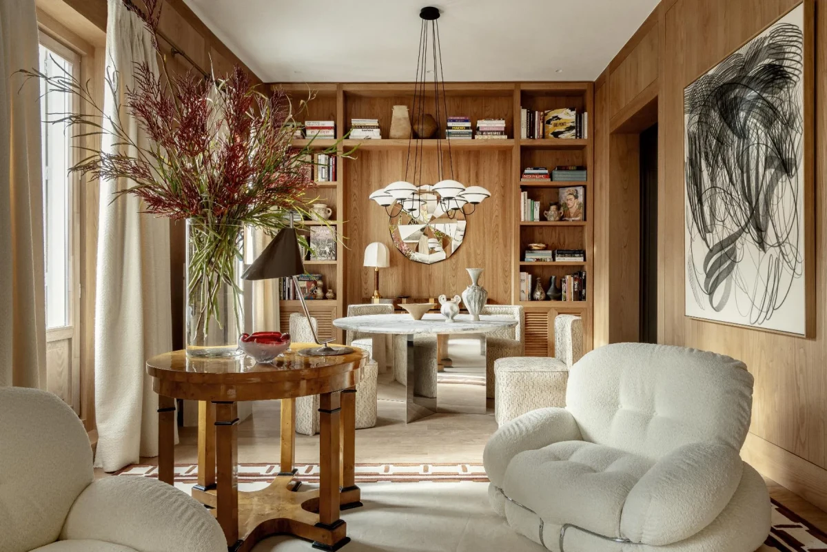 Odnowione mieszkanie w zabytkowej kamienicy w Madrycie 