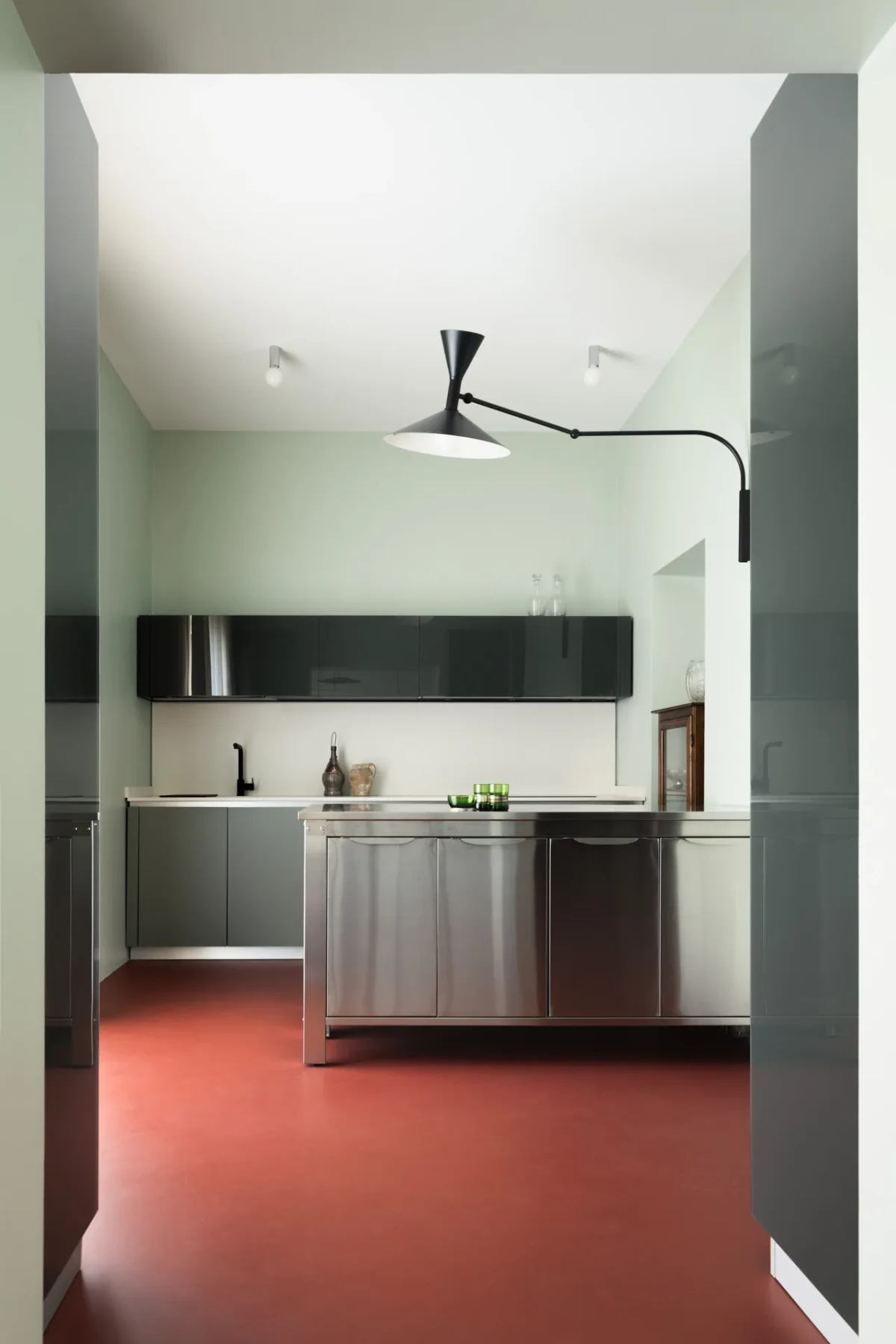 Eklektyczne mieszkanie w Neapolu kuchnia