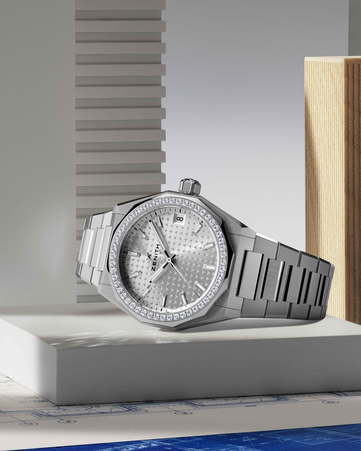 DEFY Skyline 36  Z brylantami