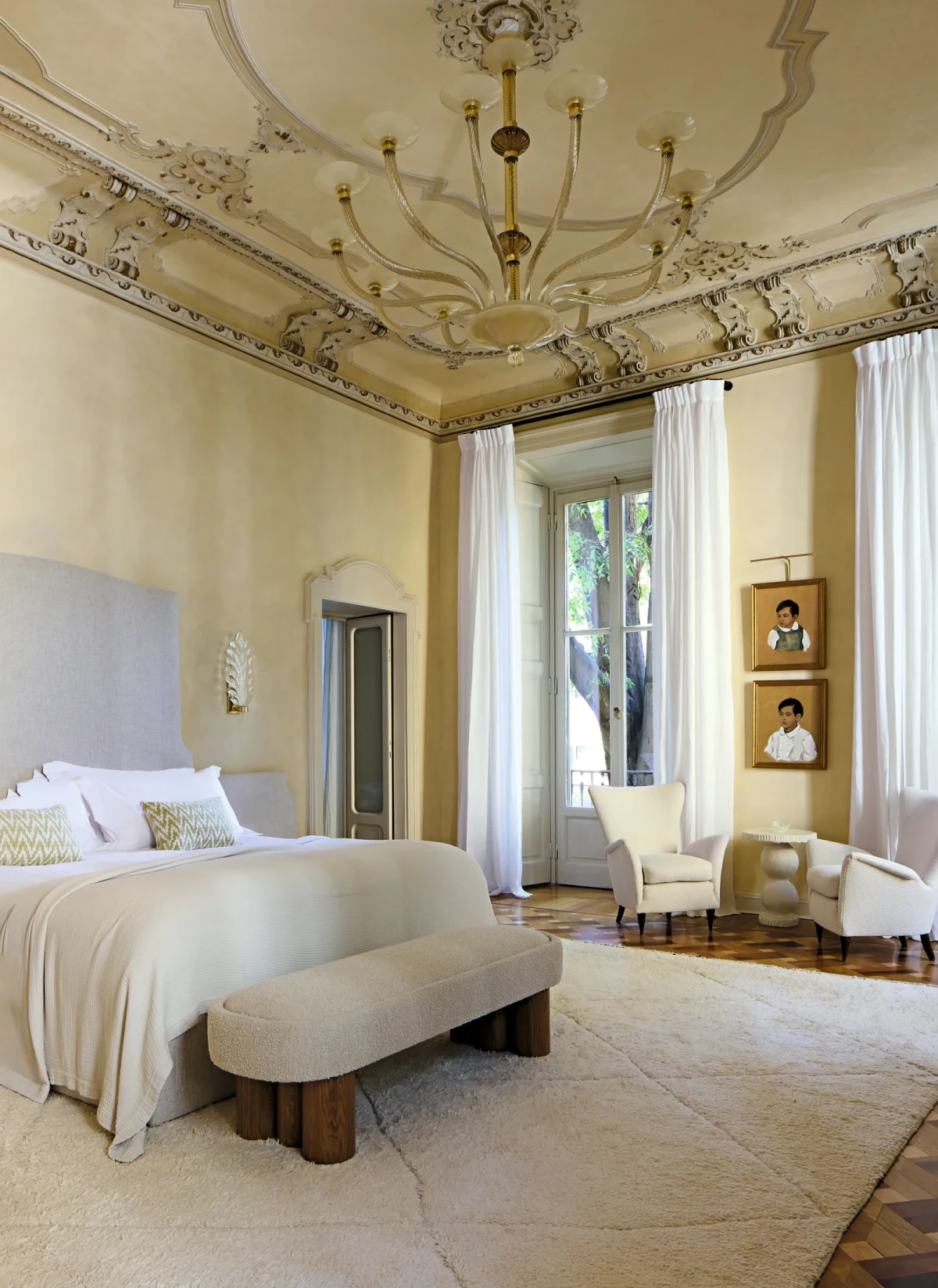 Sypialnia projektu Umberto Branchini