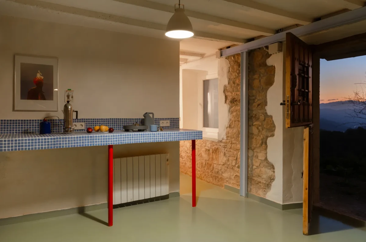 Nowoczesny dom na wsi w Hiszpanii kuchnia