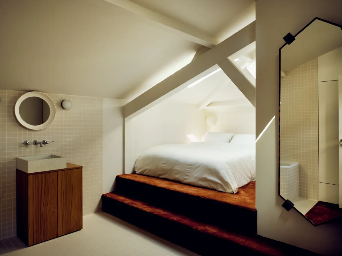 Apartament na poddaszu w Paryżu 