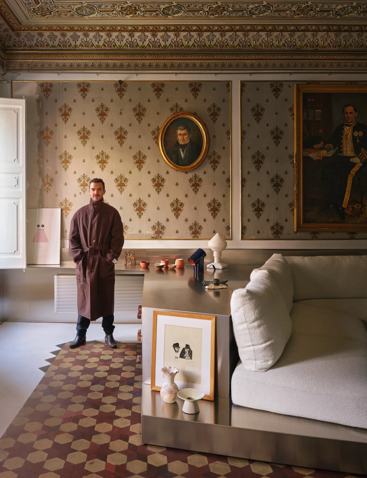 Raul Sanchez w pałacu Antonio Cuyas