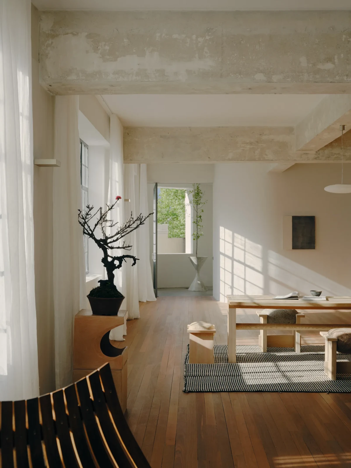 Loft w sydney w stylu japońskim