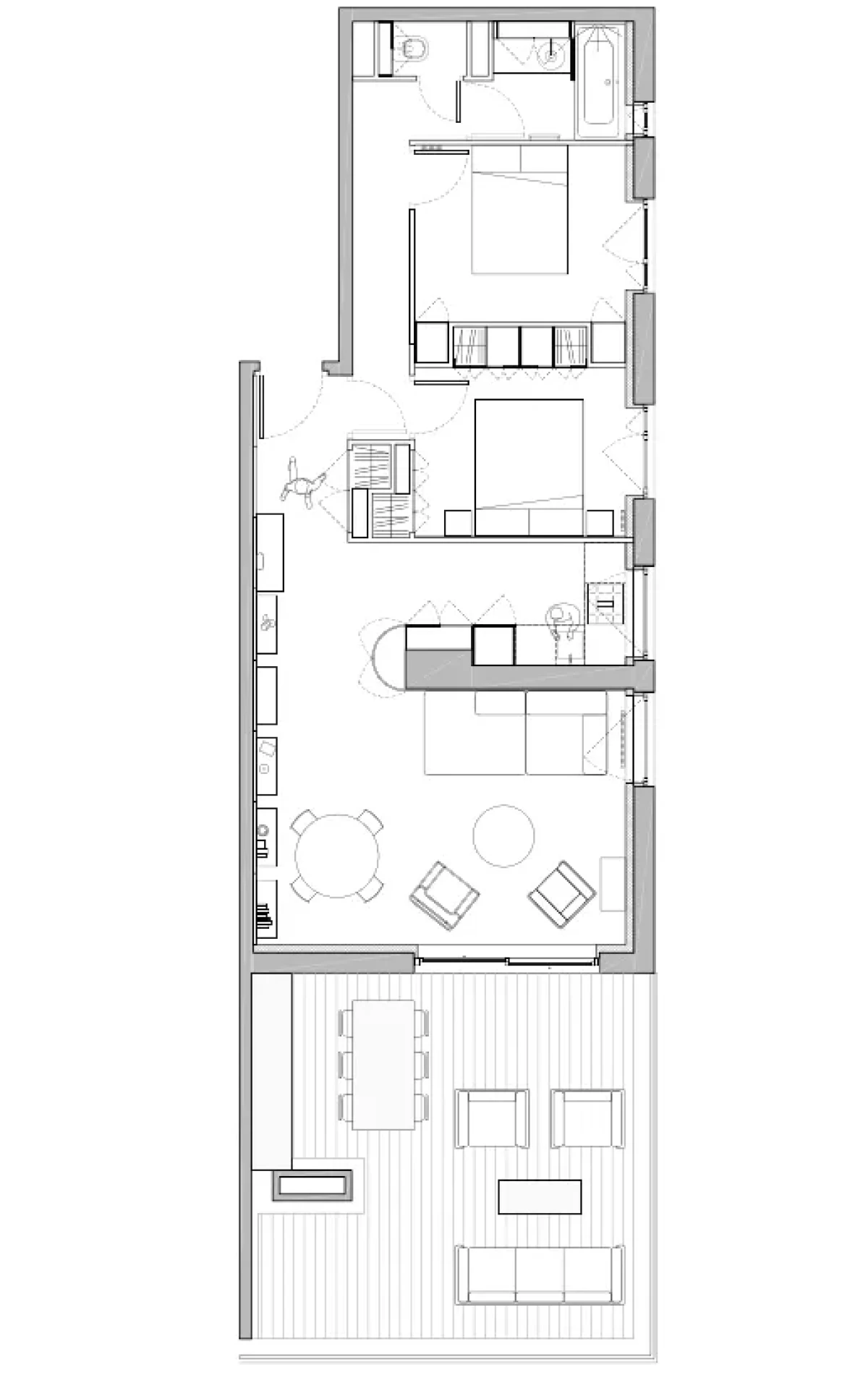 Plan mieszkania po remoncie.Nie 
