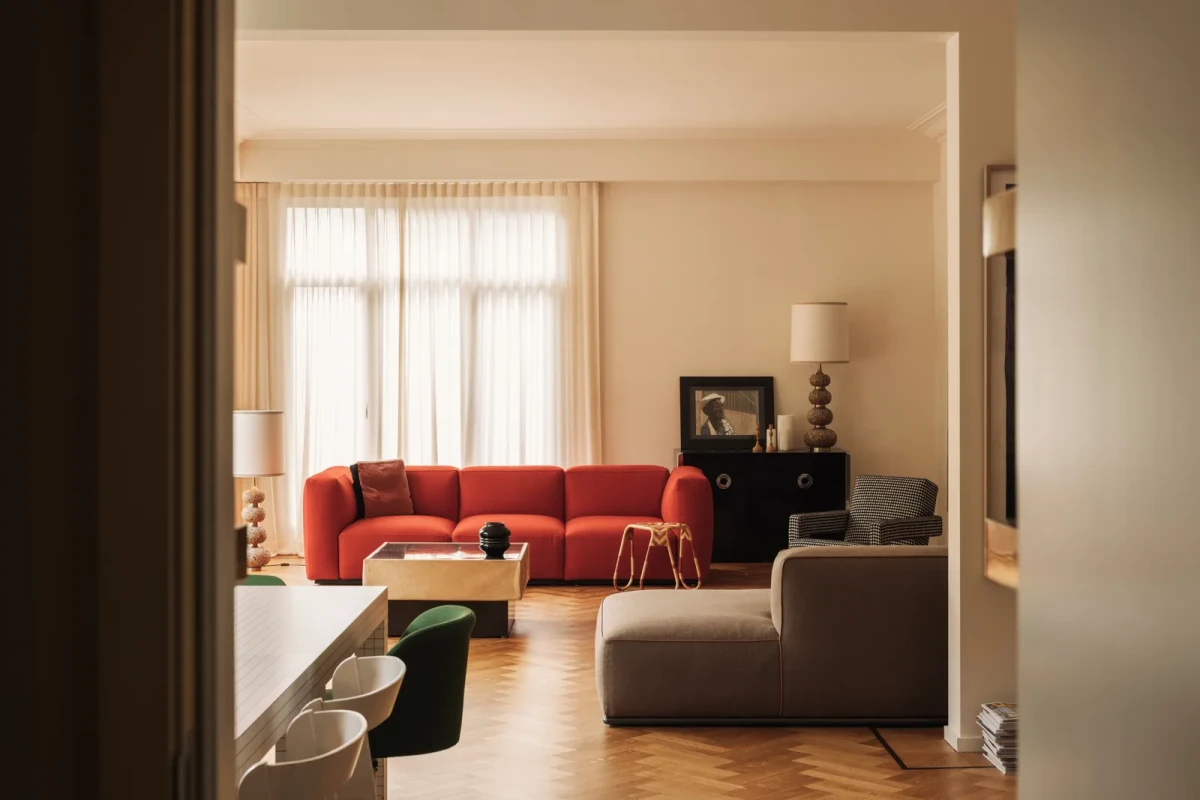 Designerskie mieszkanie w Brukseli
