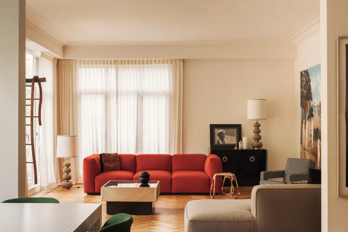 Designerskie mieszkanie w Brukseli