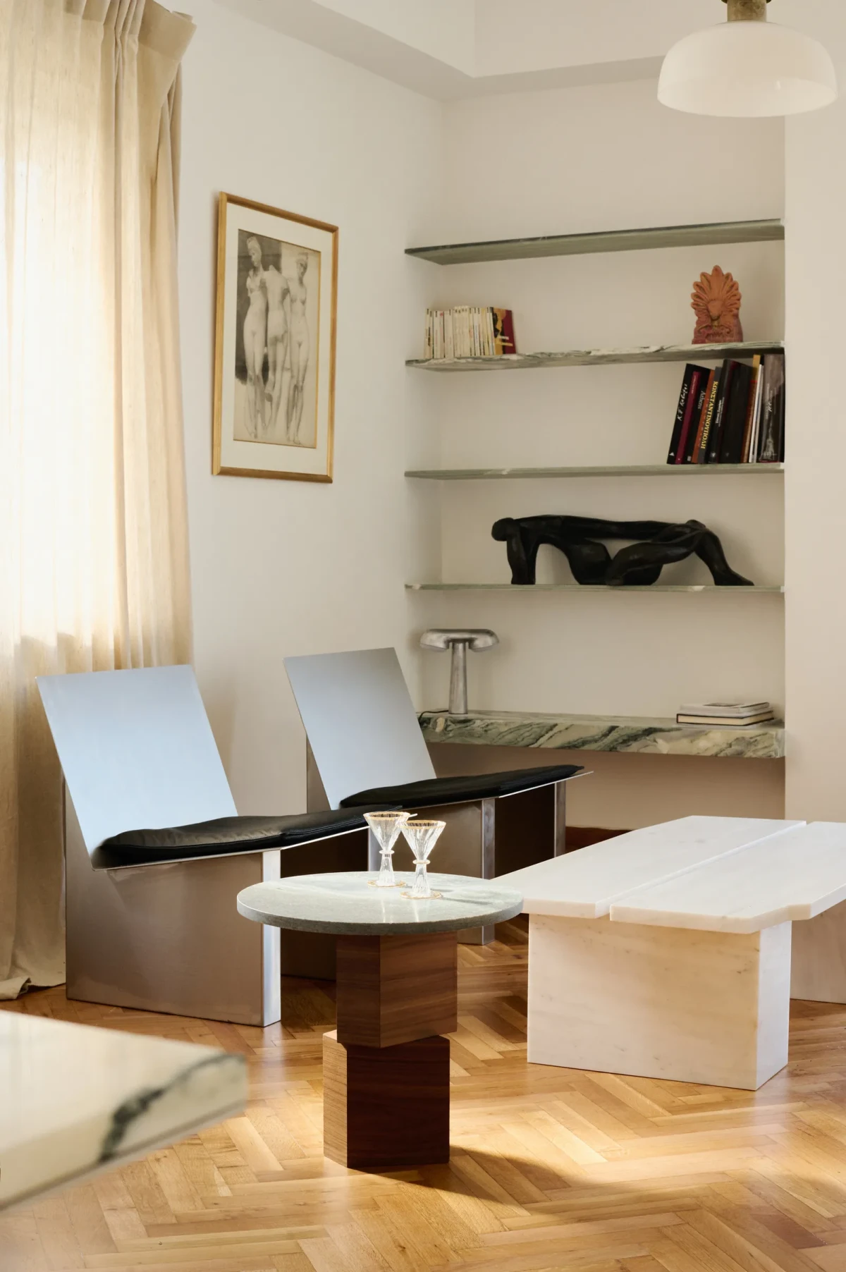 Apartament w Atenach z widokiem na Akropol