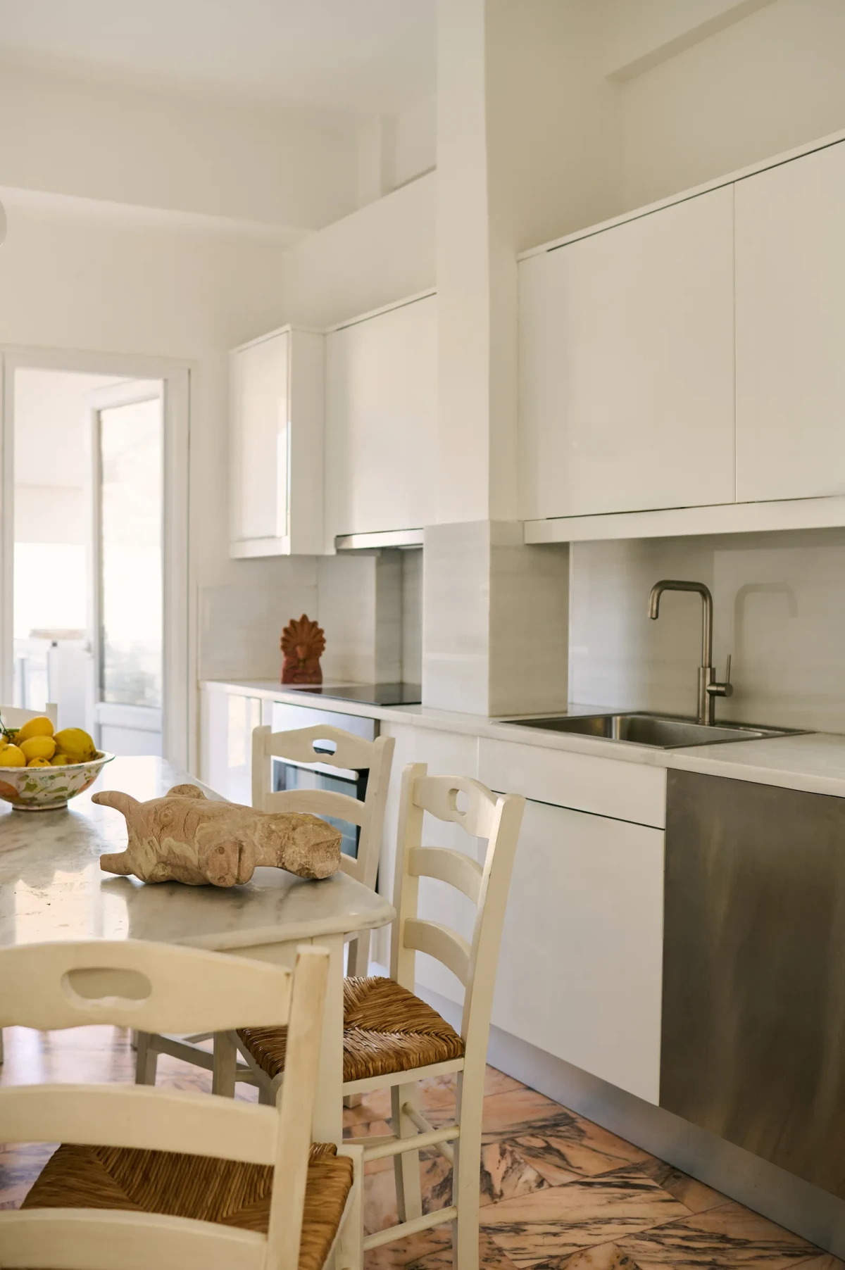 Kuchnia w apartamencie w Atenach 